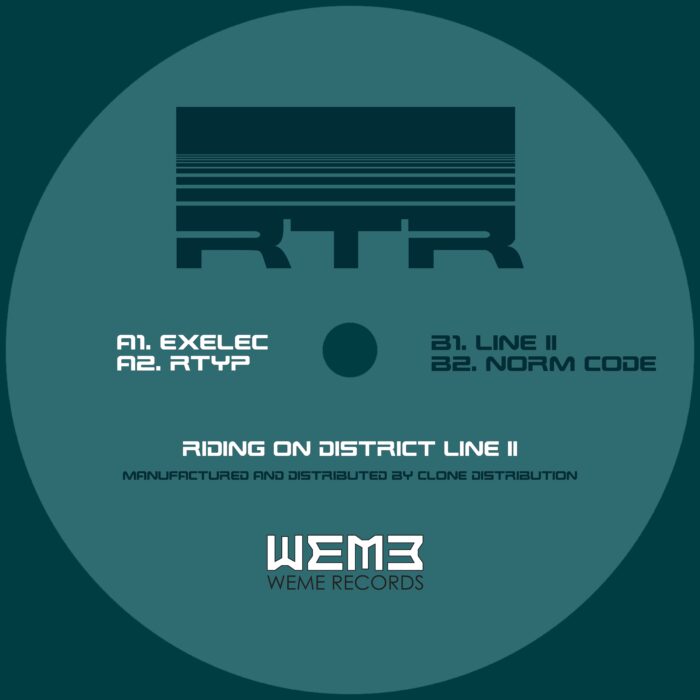 Riding On District Line II (Clear Vinyl)